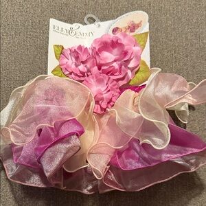Elly & Emmy Pink Floral 2 Piece Tutu Swt